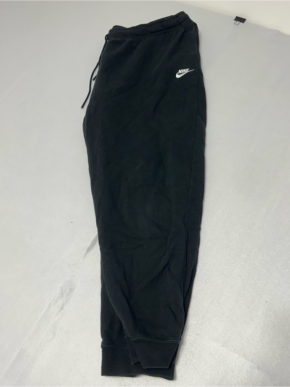 Nike Women’s Black Fleece Joggers White Logo Plus Size 2X